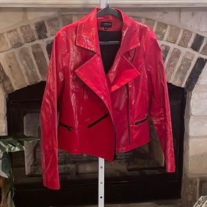 90s vintage Red jacket red rain coat red rain jacket size medium